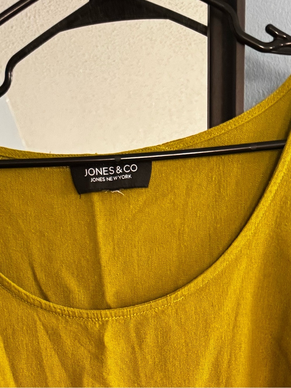 Jones & Co Mustard Oversized Tunic Top Dolman Sleeve 5X - Picture 3 of 3